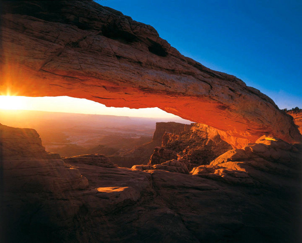 Mesa Arch at Sunrise.