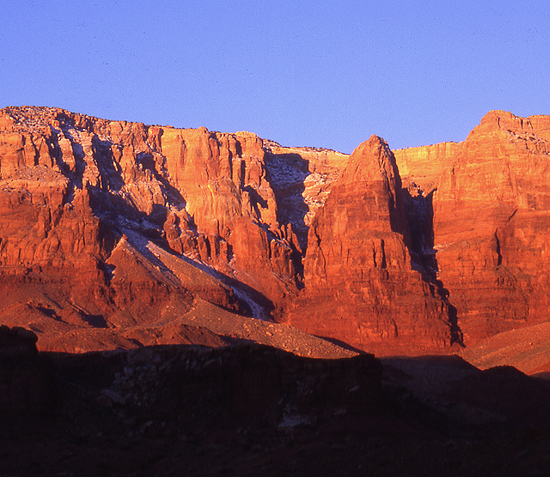 Vermillion Cliffs at Sunrise.