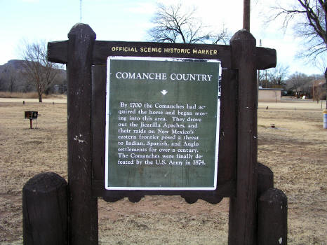 Comanche Country Sign Tucumcari, New Mexico