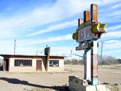 Abandoned Ranch House Cafe Tucumcari, New Mexico