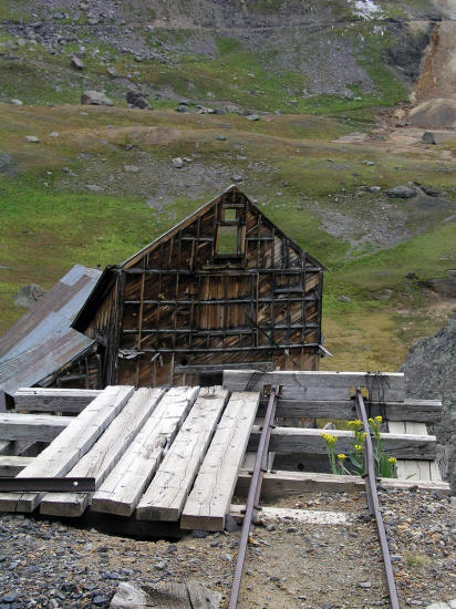 Mountain Top Mine Ore Cart Rails