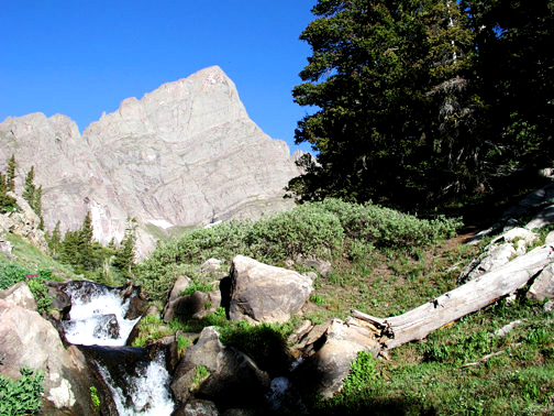 Cascade at Lower South Colony Lake