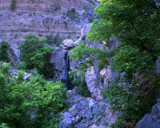 Lower Frijoles Falls Bandelier National Monument