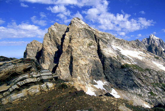 Buck Mountain summit from Static Peak