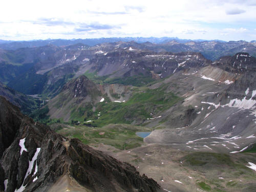 View from Mt Sneffels summit