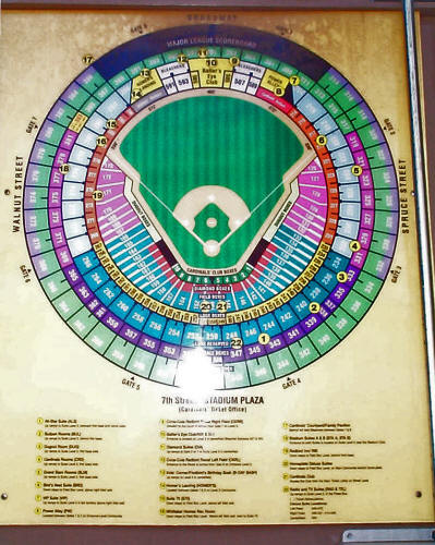 Stadium seating chart
