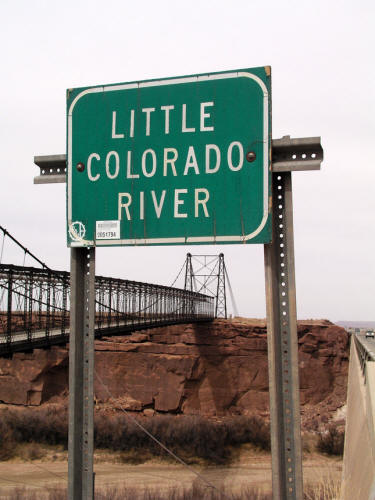Little Colorado River Suspension Bridge