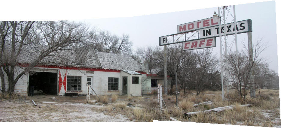 First in Texas Last in Texas Motel ruins