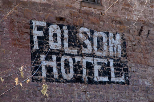 Folsom Hotel Sign