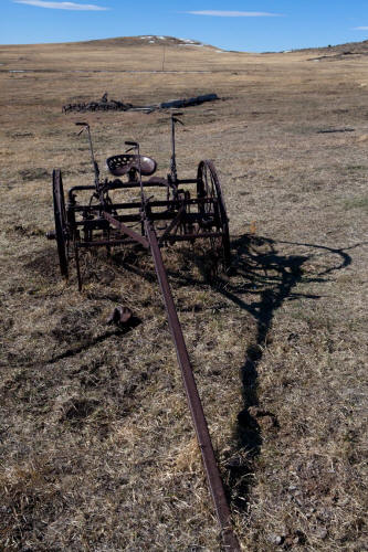 Johnson Mesa abandoned farmstead cultivator
